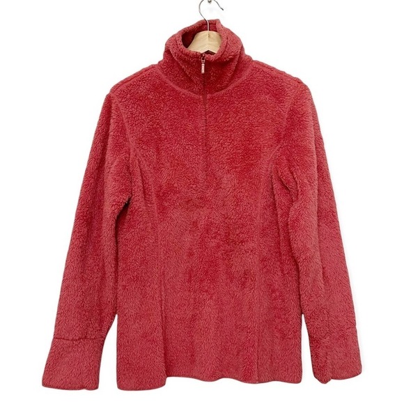 L.L. Bean Hi-Pile Fleece Pullover 1/4 Zip Soft Breathable Warmth Jacket - Picture 2 of 7